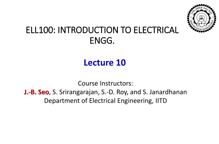 ell100 introduction to electrical ell100