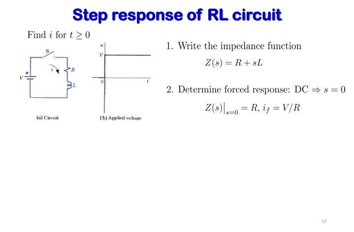 step response of rl circuit step response 2