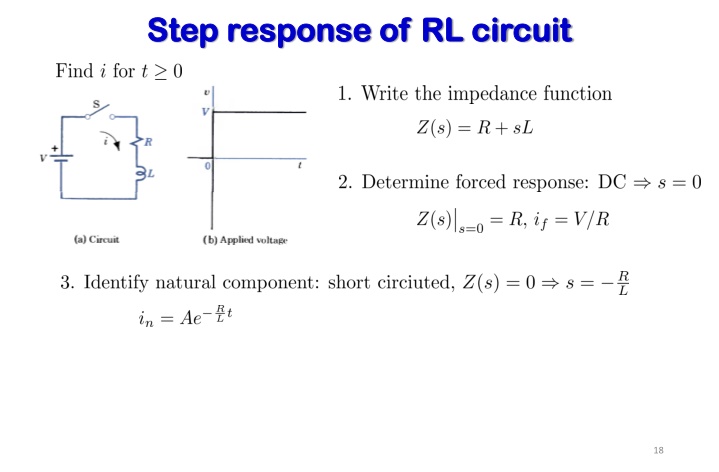 step response of rl circuit step response 3