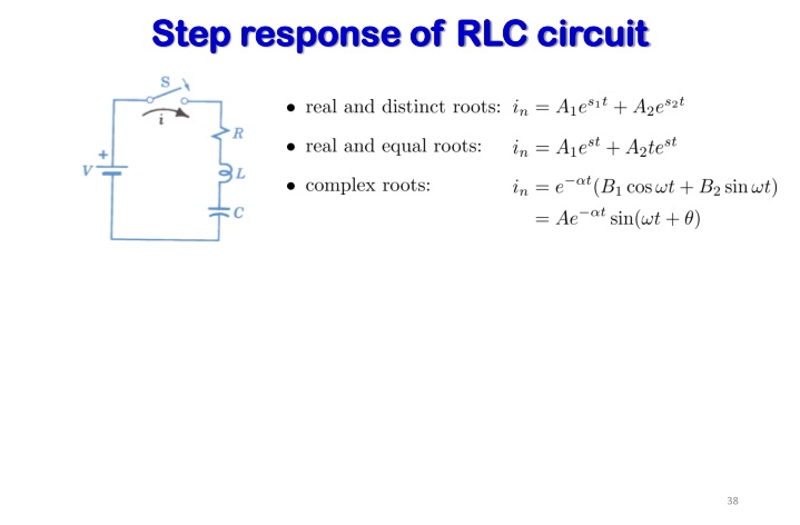 step response of rlc circuit step response 3