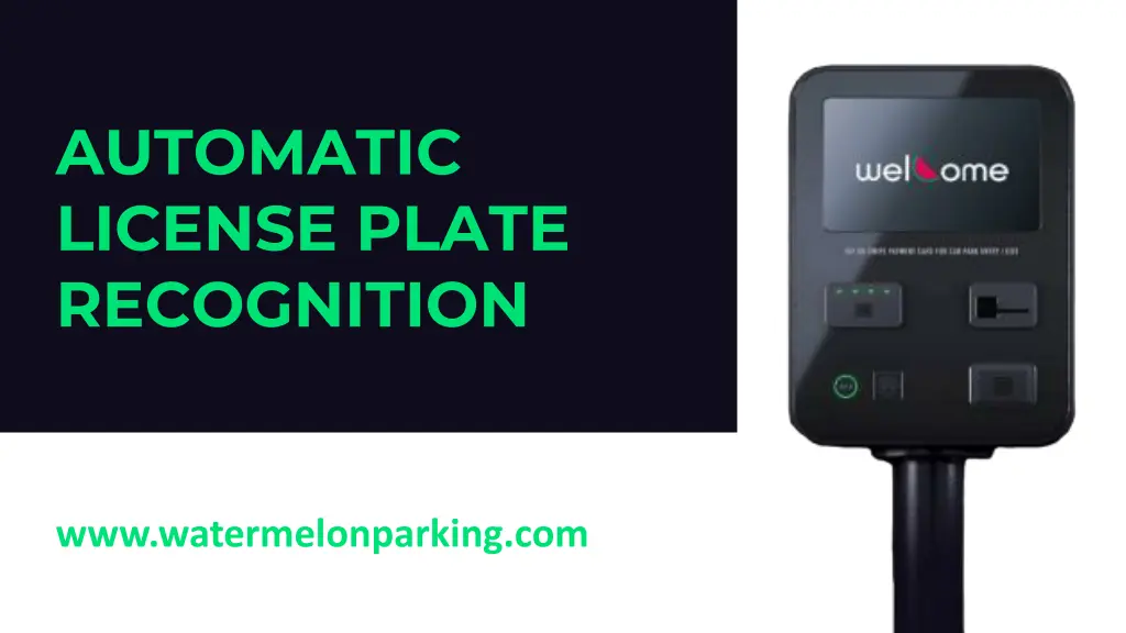 automatic license plate recognition