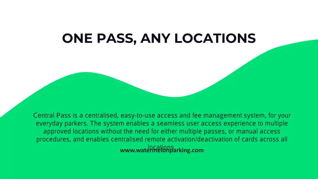 one pass any locations