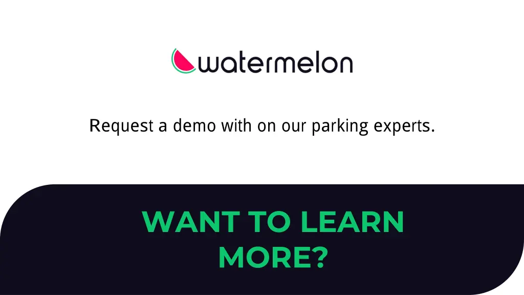 request a demo with on our parking experts