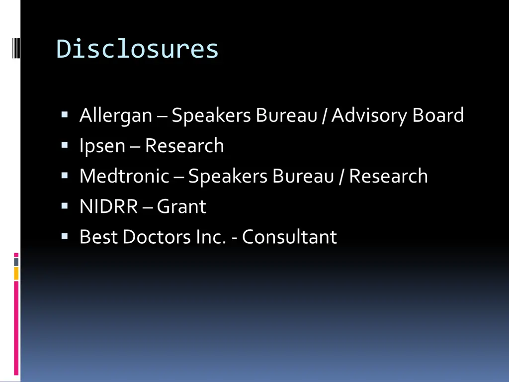 disclosures