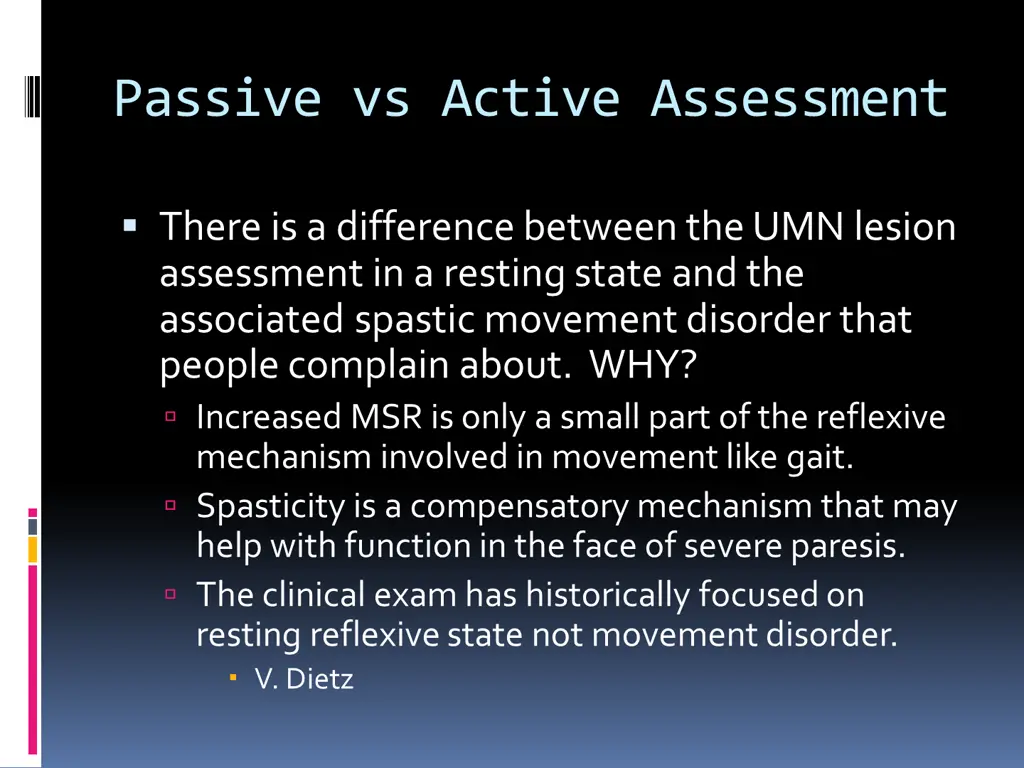 passive vs active assessment