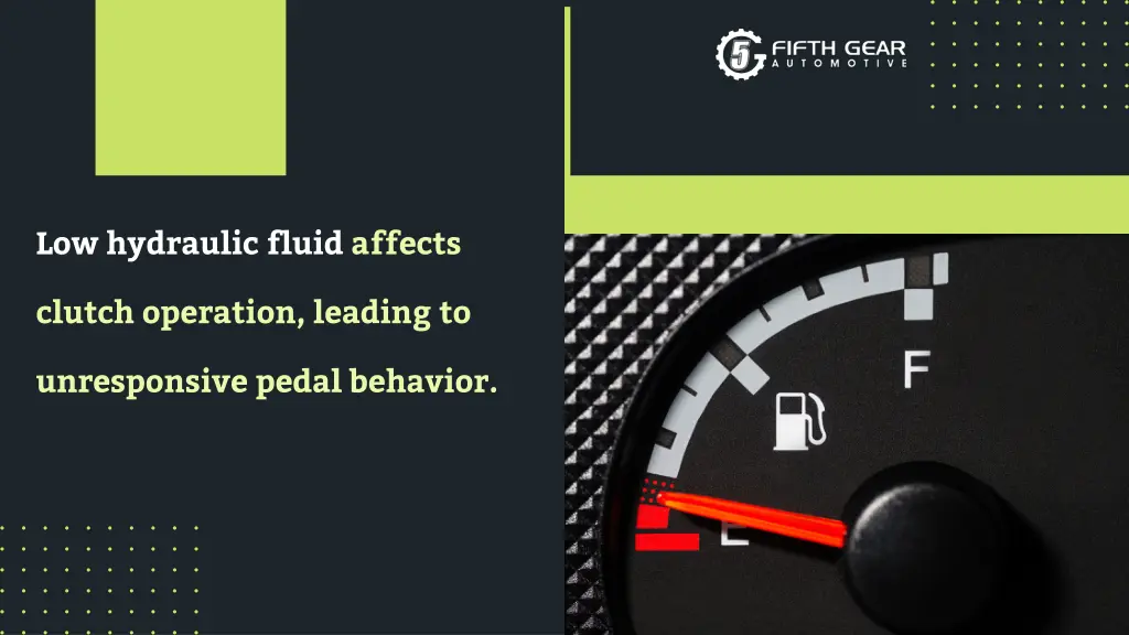 low hydraulic fluid affects