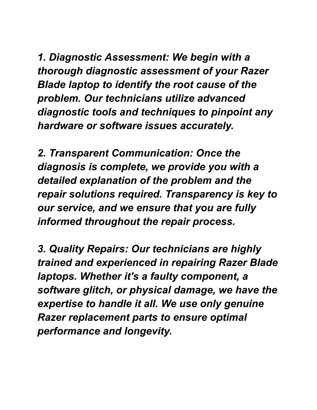 1 diagnostic assessment we begin with a thorough