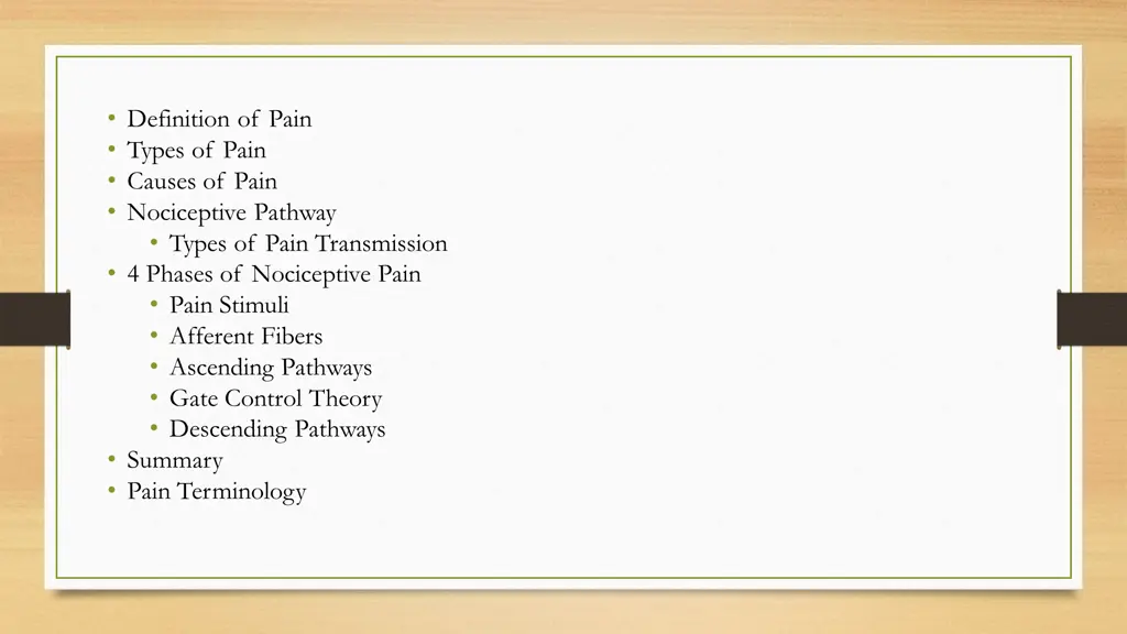 definition of pain types of pain causes of pain
