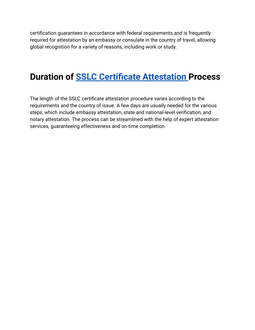 certification guarantees in accordance with