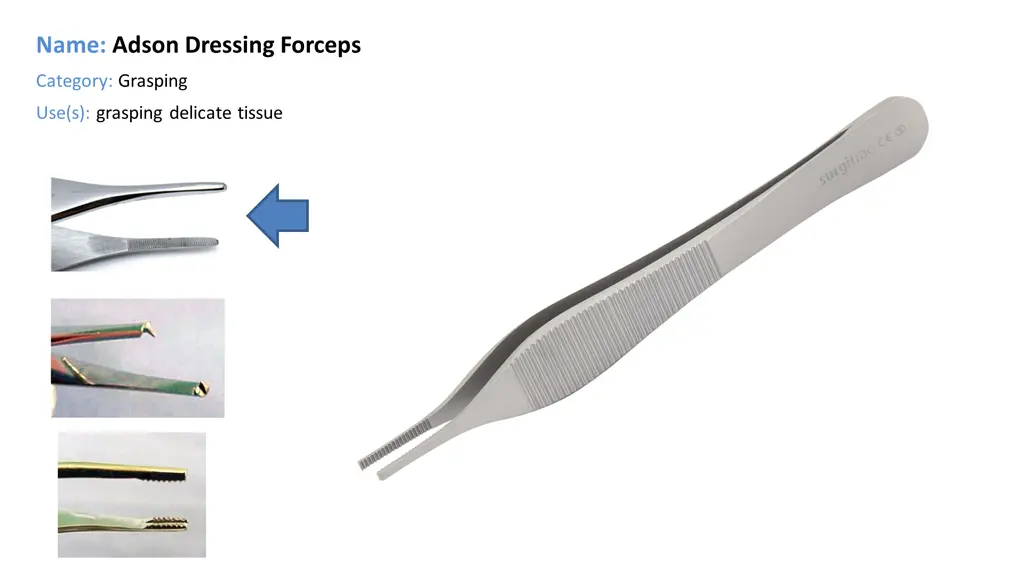 name adson dressing forceps