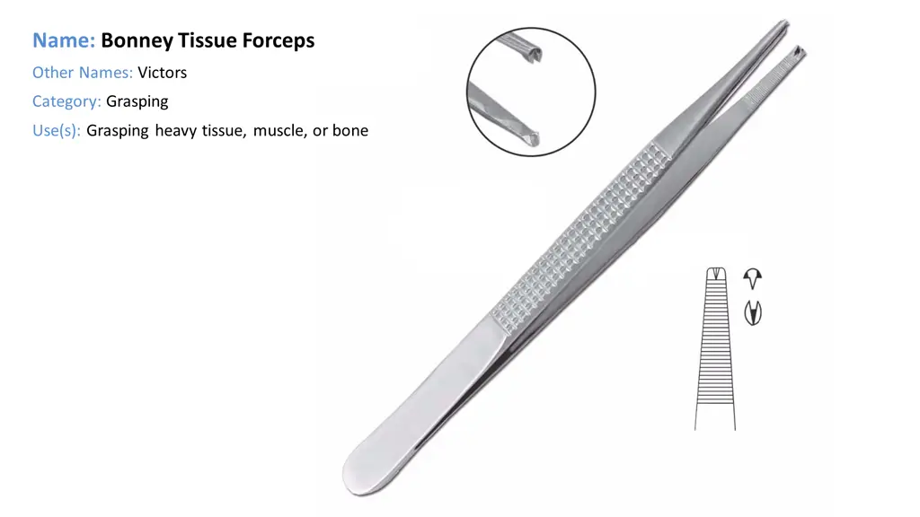 name bonney tissue forceps