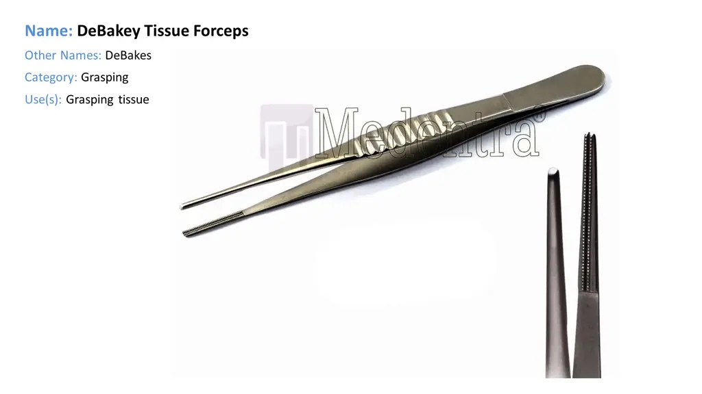 name debakey tissue forceps