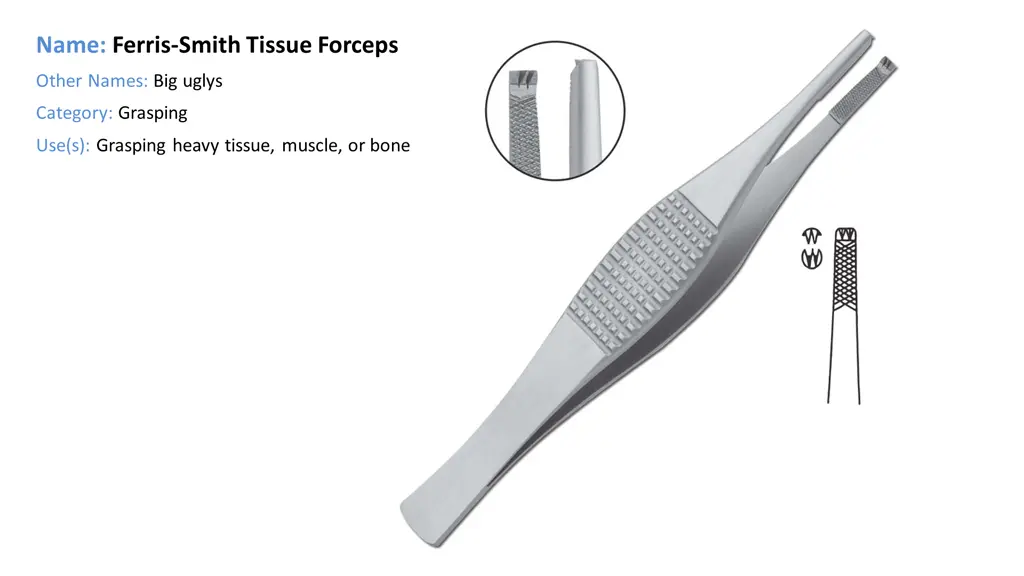 name ferris smith tissue forceps