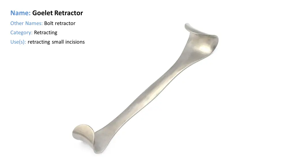 name goelet retractor