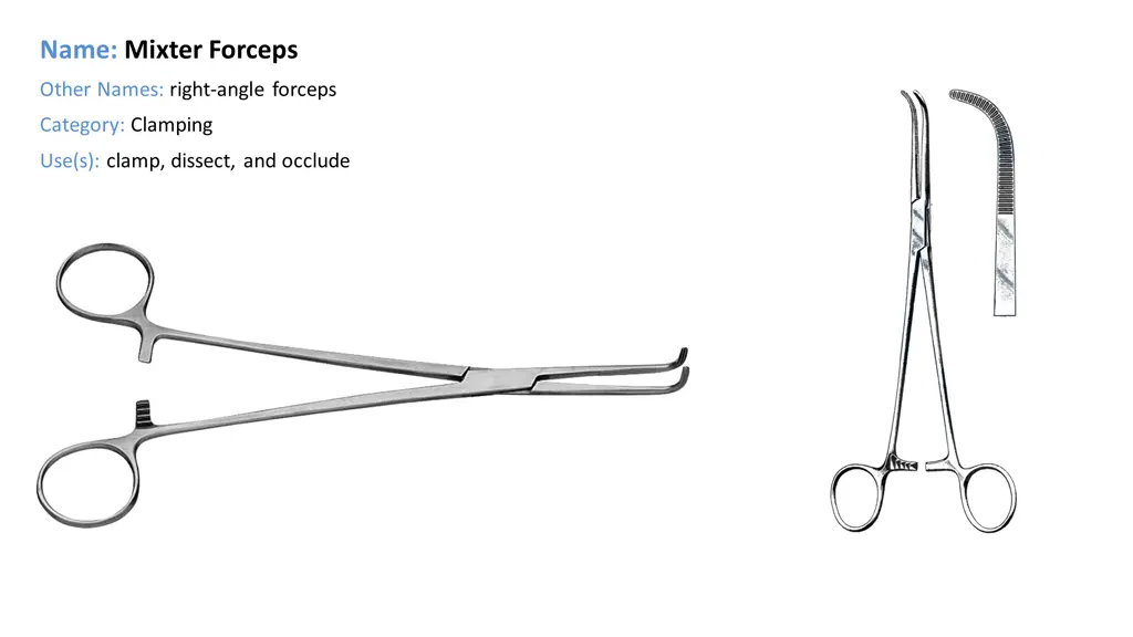 name mixter forceps