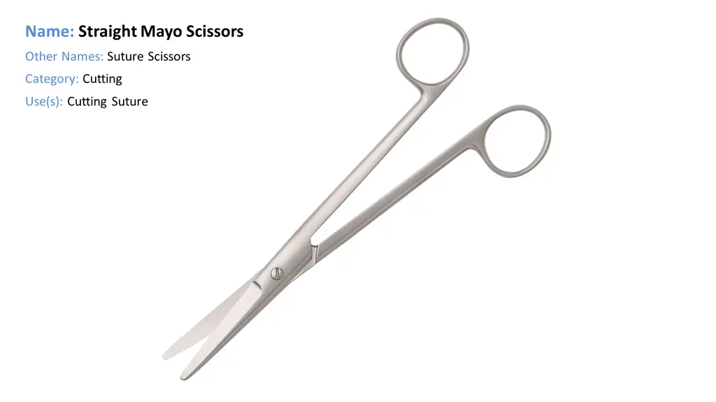 name straight mayo scissors