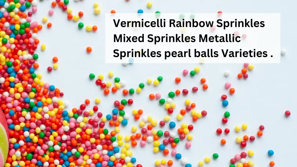 vermicelli rainbow sprinkles mixed sprinkles