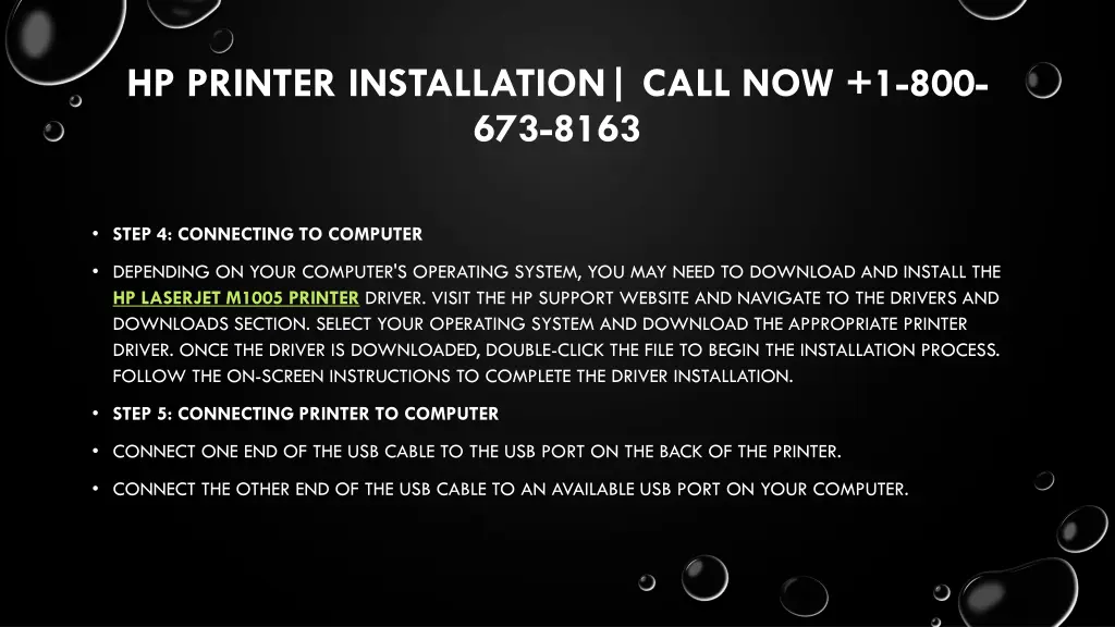 hp printer installation call now 1 800 673 8163 1