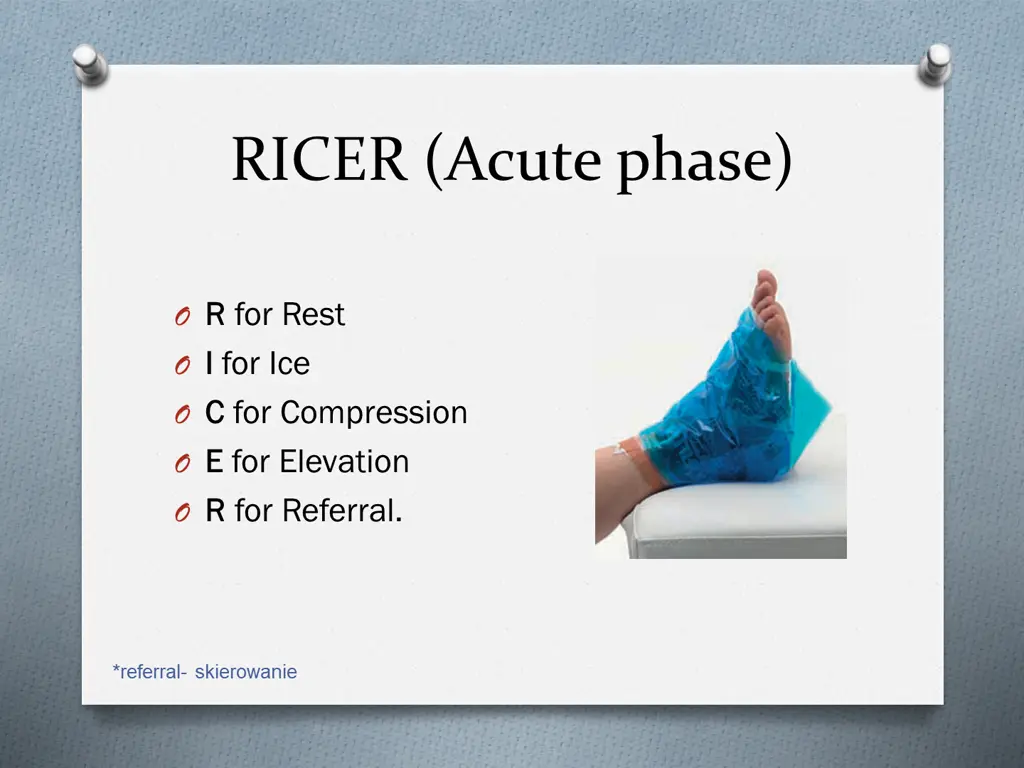 ricer acute phase