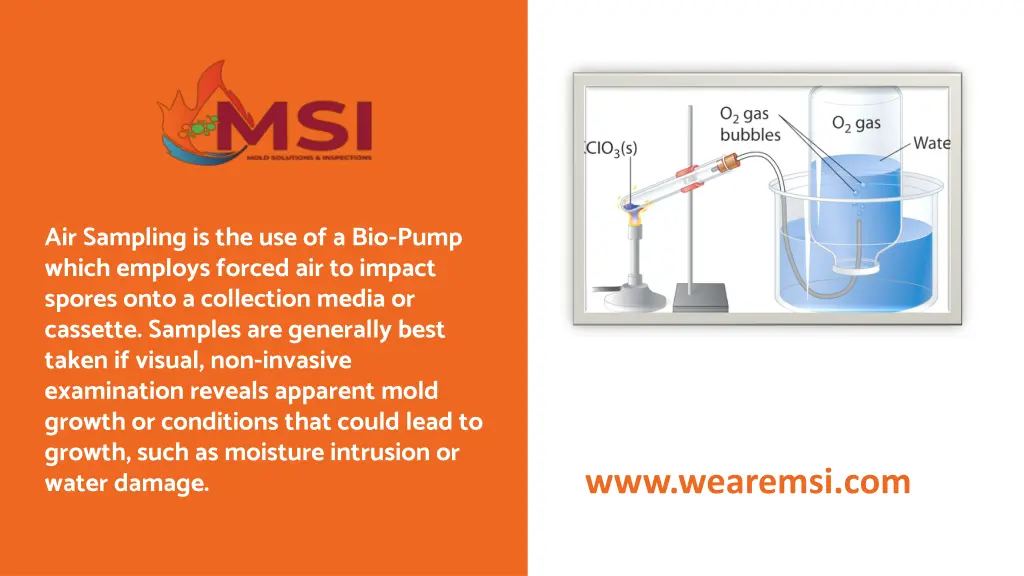 air sampling is the use of a bio pump which