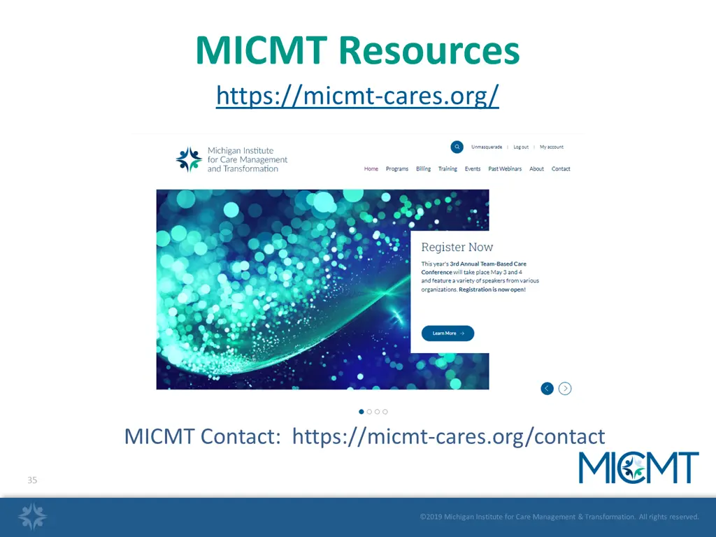 micmt resources https micmt cares org