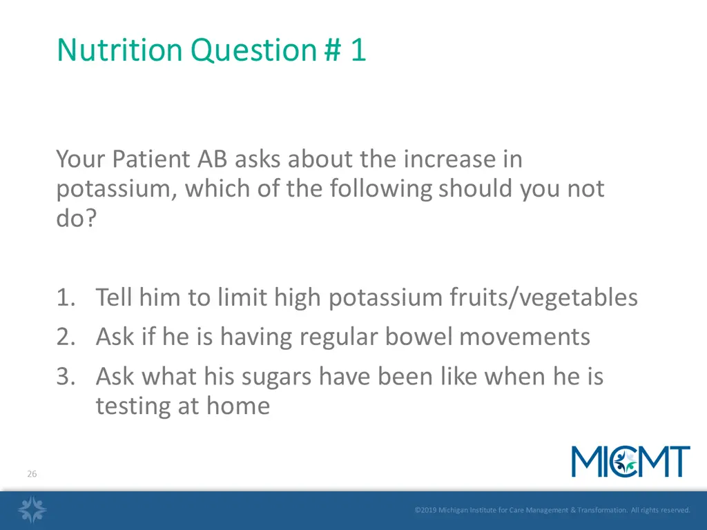 nutrition question 1 nutrition question 1