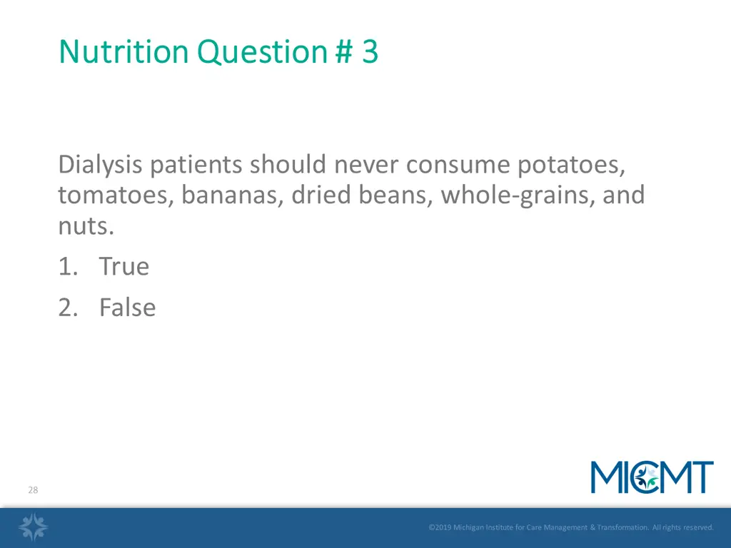 nutrition question 3 nutrition question 3