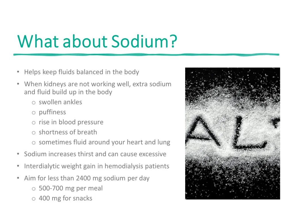 what about sodium what about sodium