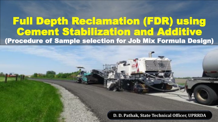 full depth reclamation fdr using full depth