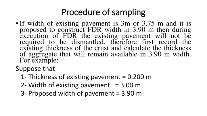 procedure of sampling procedure of sampling 1