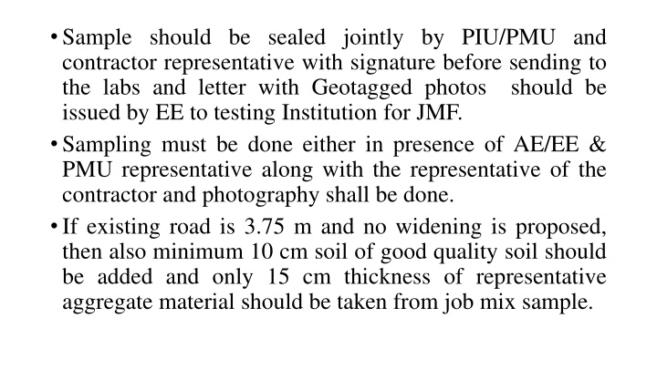 sample should be sealed jointly 1