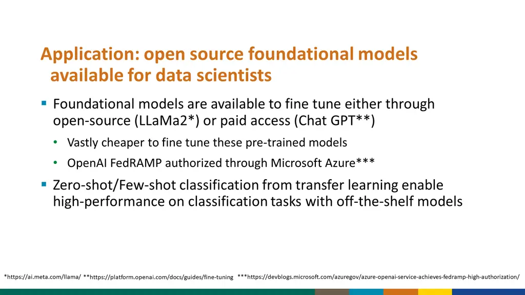 application open source foundational models