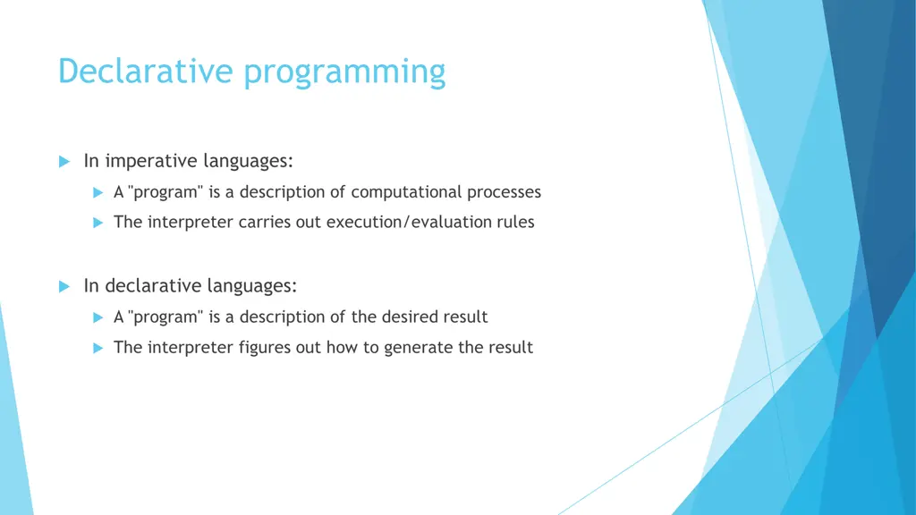 declarative programming