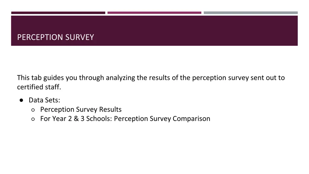 data progression