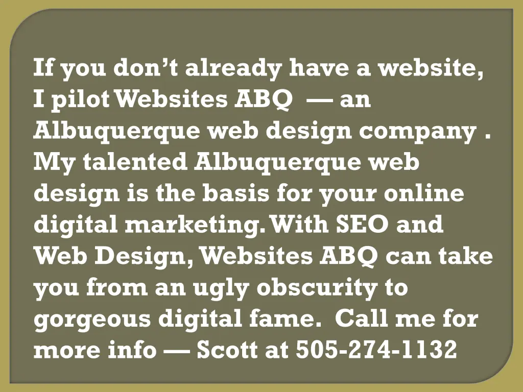 if you don t already have a website i pilot