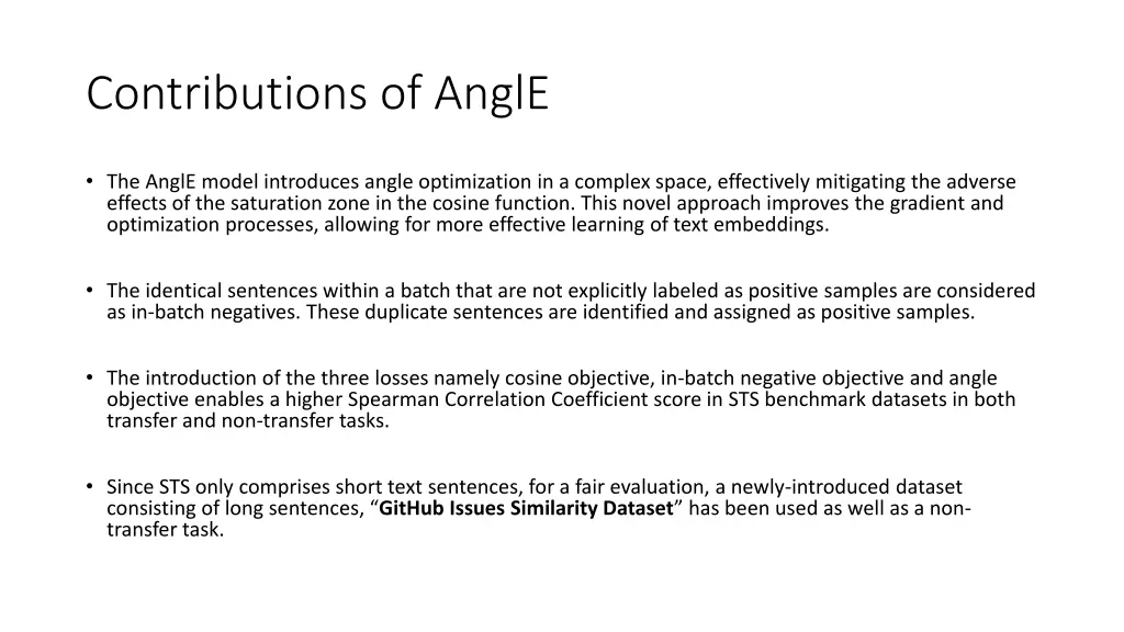 contributions of angle