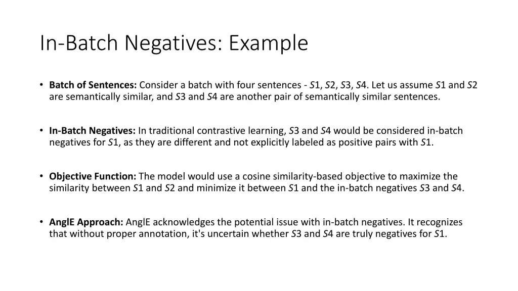 in batch negatives example