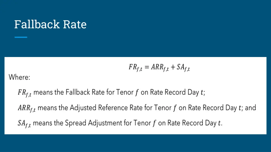 fallback rate