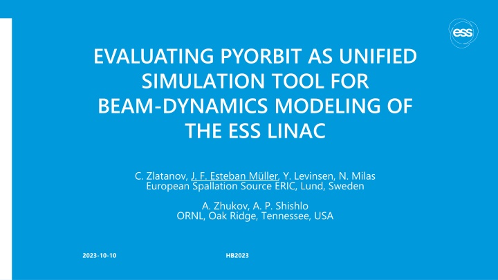 evaluating pyorbit as unified simulation tool