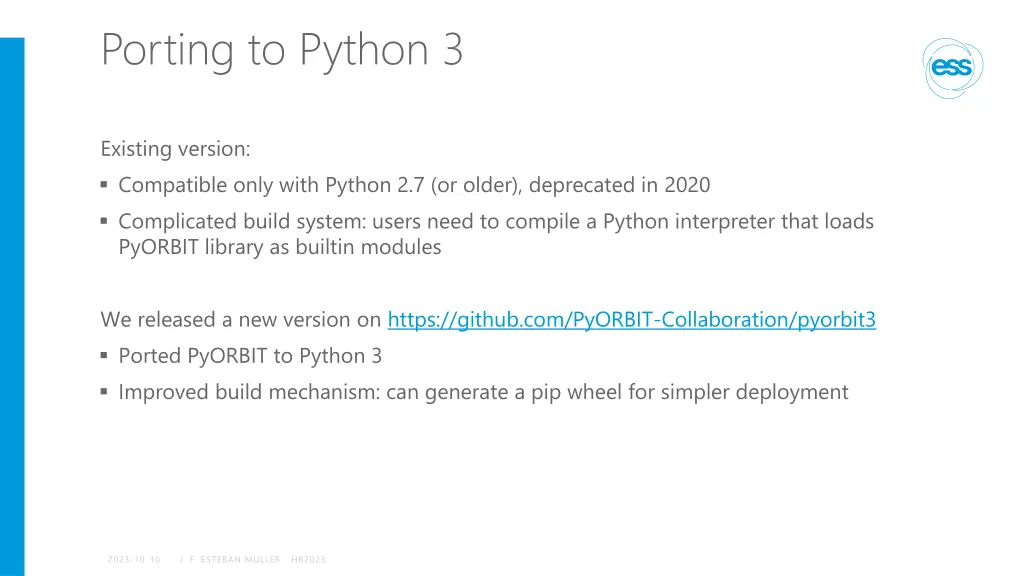 porting to python 3