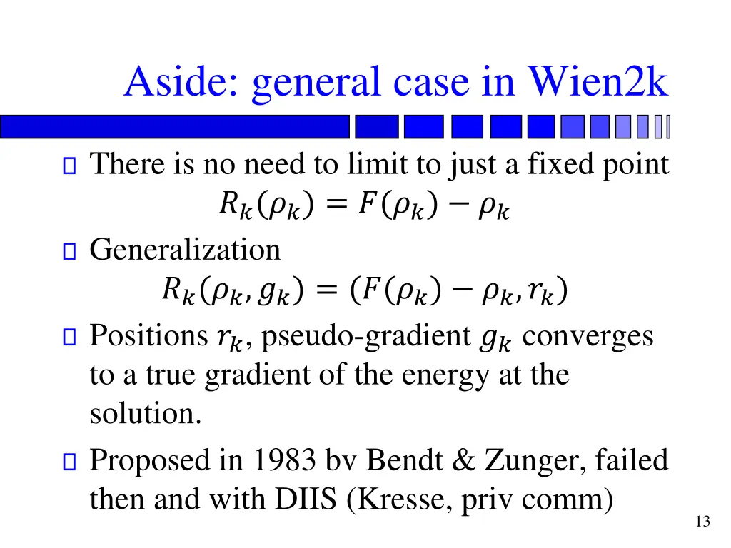 aside general case in wien2k