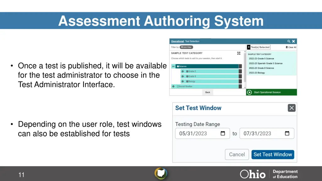 assessment authoring system 10