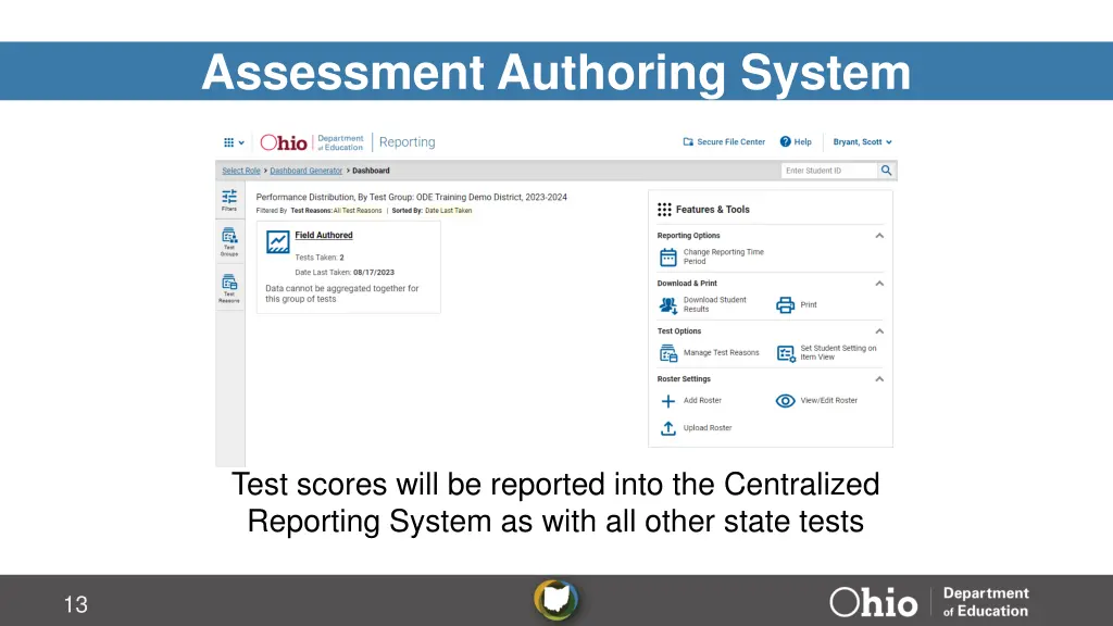 assessment authoring system 12