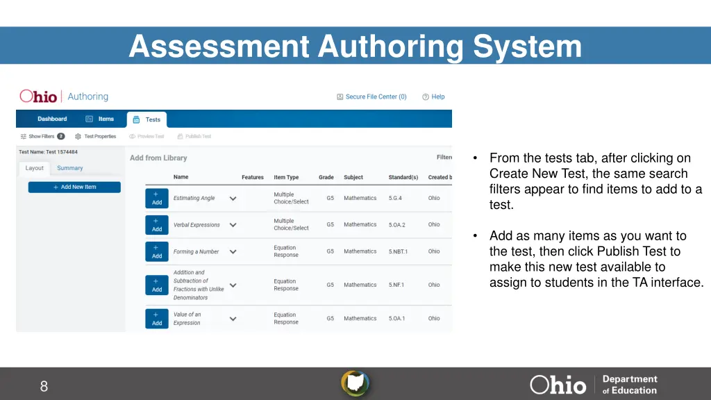assessment authoring system 7