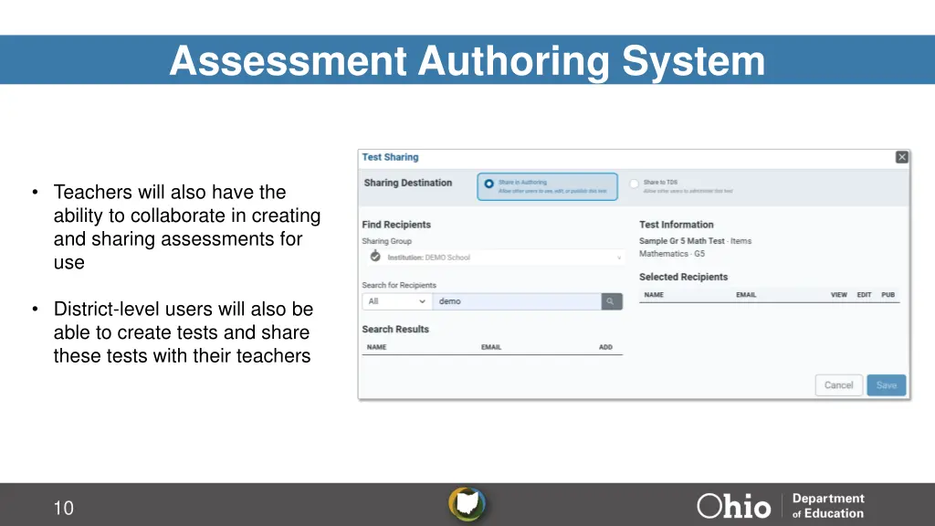 assessment authoring system 9