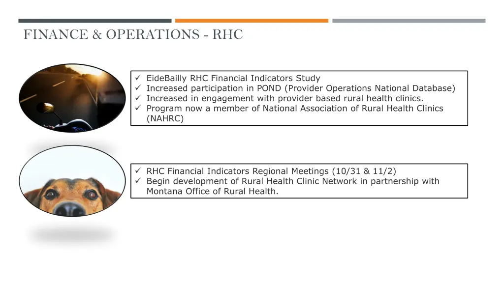 finance operations rhc