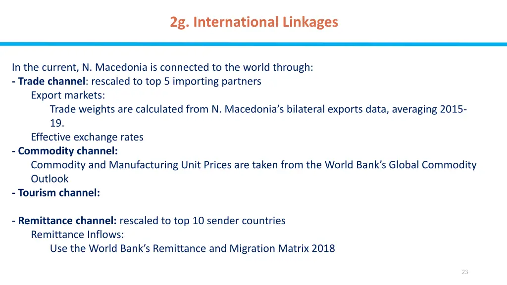 2g international linkages