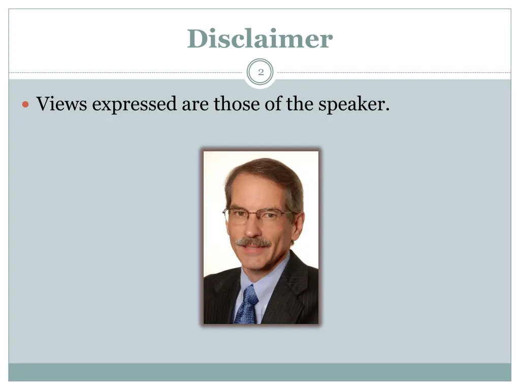 disclaimer