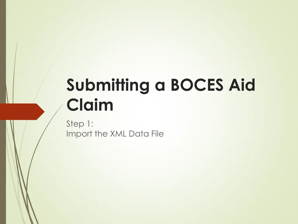 submitting a boces aid claim step 1 import