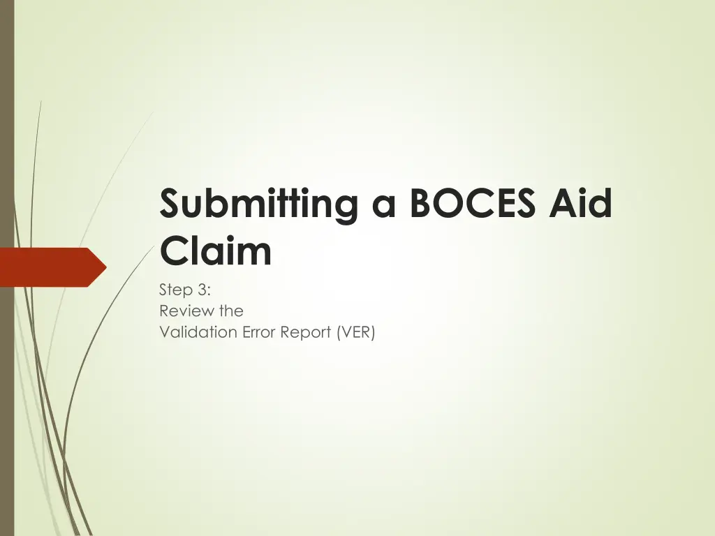 submitting a boces aid claim step 3 review
